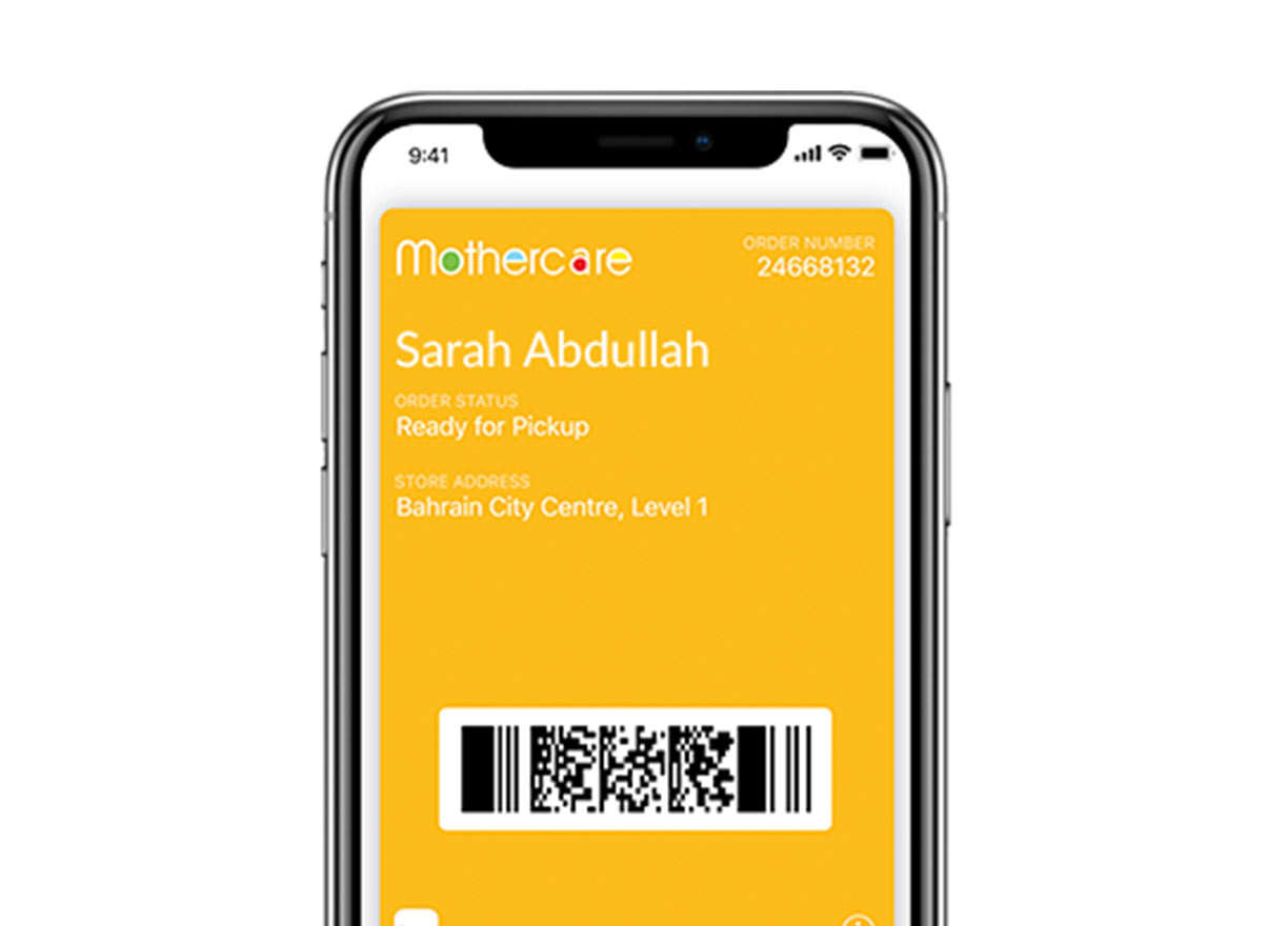 Collect your Click & Collect orders using Apple Wallet!