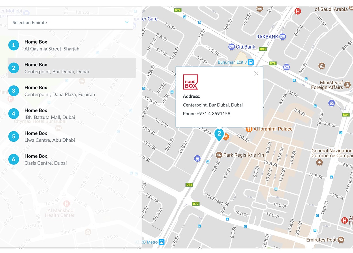 Find your favourite store easily with our Store Locator.